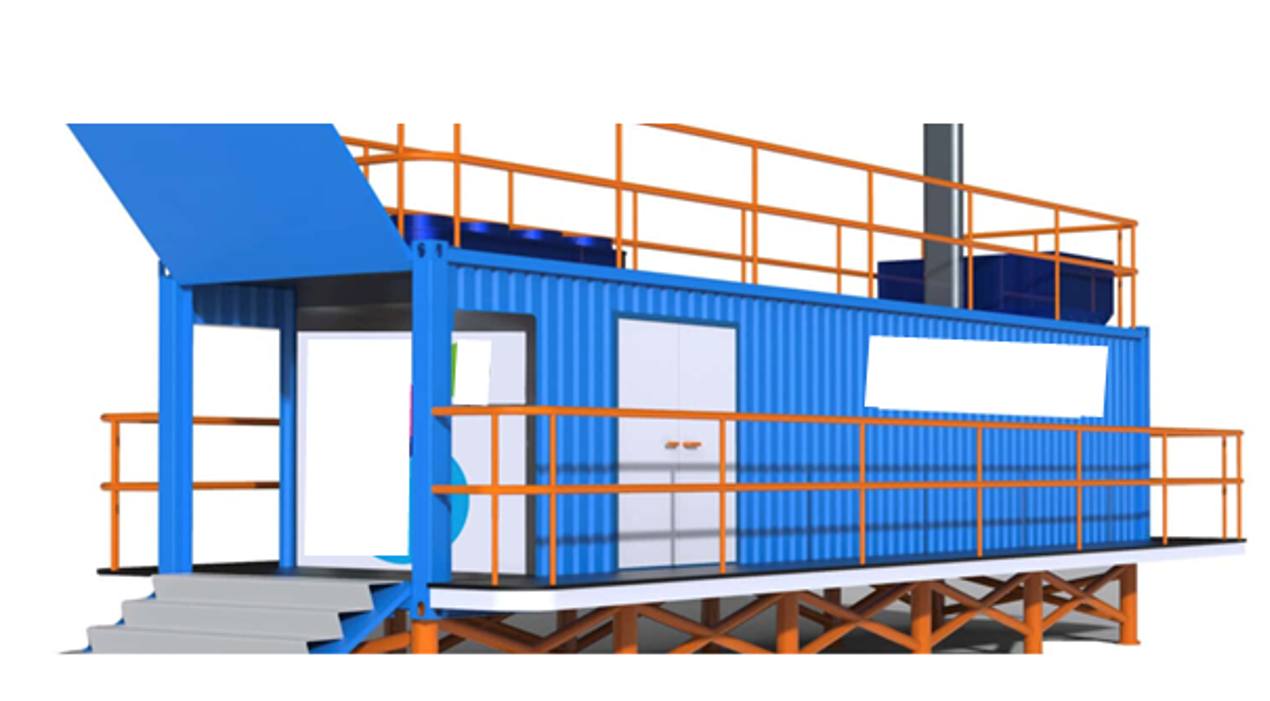 Modular Waste to Energy — Modular container unit